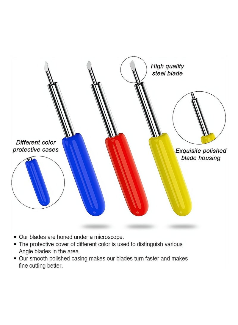 شفرات القطع  50 قطعة من شفرات القطع للكريكت Explore Air 2 / Air 3 ، بما في ذلك 10 قطع من الشفرات الدقيقة ، 30 قطعة من الشفرات القياسية و 10 قطع من شفرات القطع العميقة - Image 3