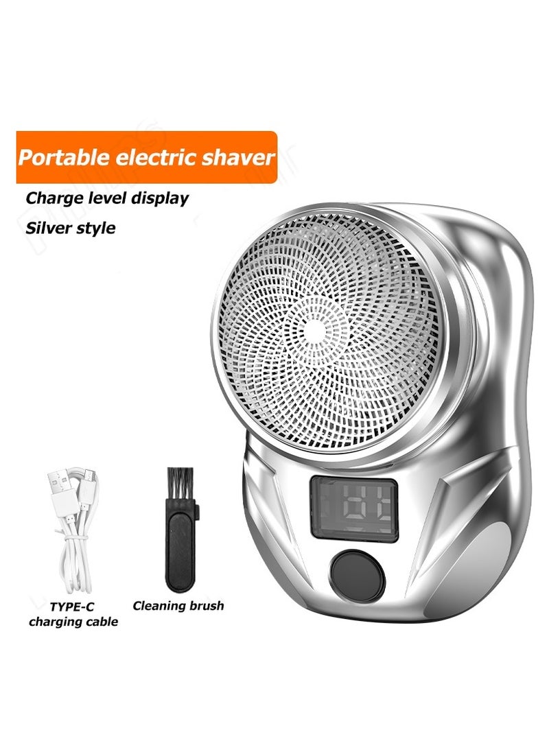 Furtey - Electric Shaver for Man Razor for Beard Shaving Rasor Shaver Mini Portable USB Rechargeable Trimmer - Image 1