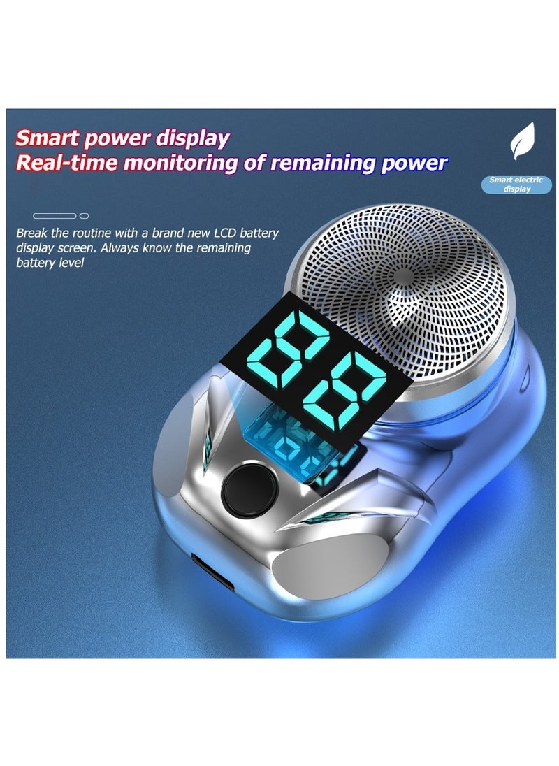 Furtey - Electric Shaver for Man Razor for Beard Shaving Rasor Shaver Mini Portable USB Rechargeable Trimmer - Image 1