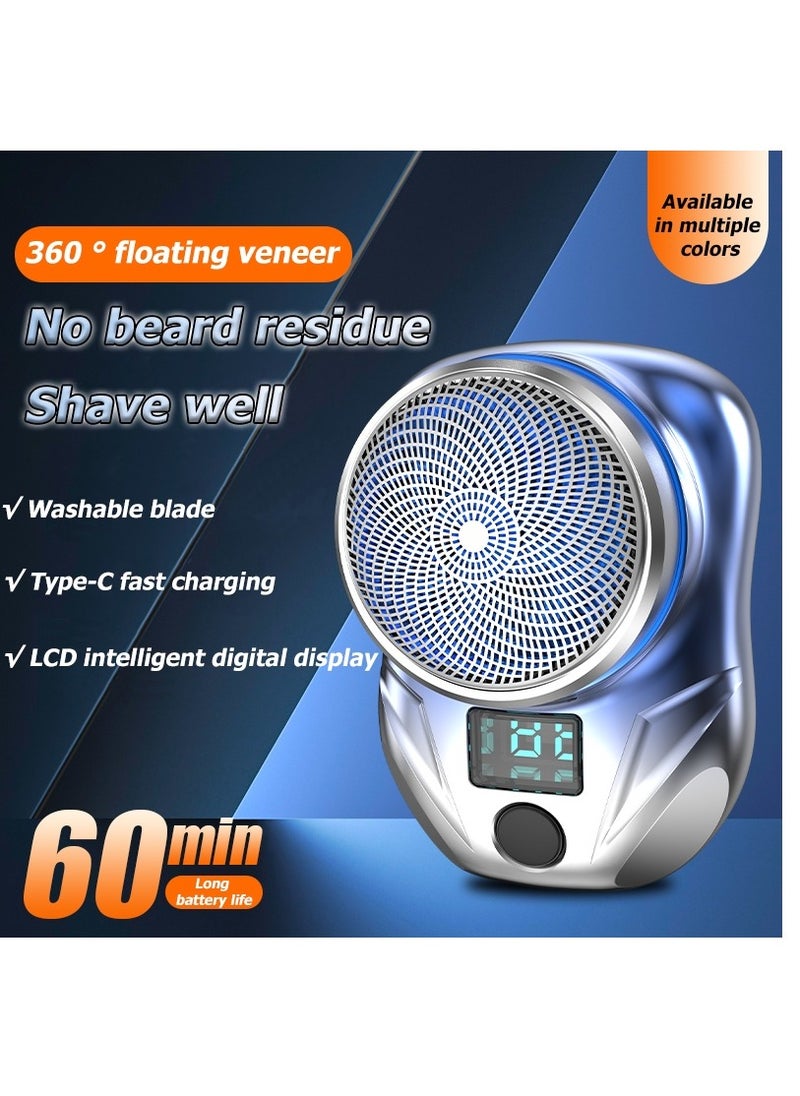 Furtey - Electric Shaver for Man Razor for Beard Shaving Rasor Shaver Mini Portable USB Rechargeable Trimmer - Image 1