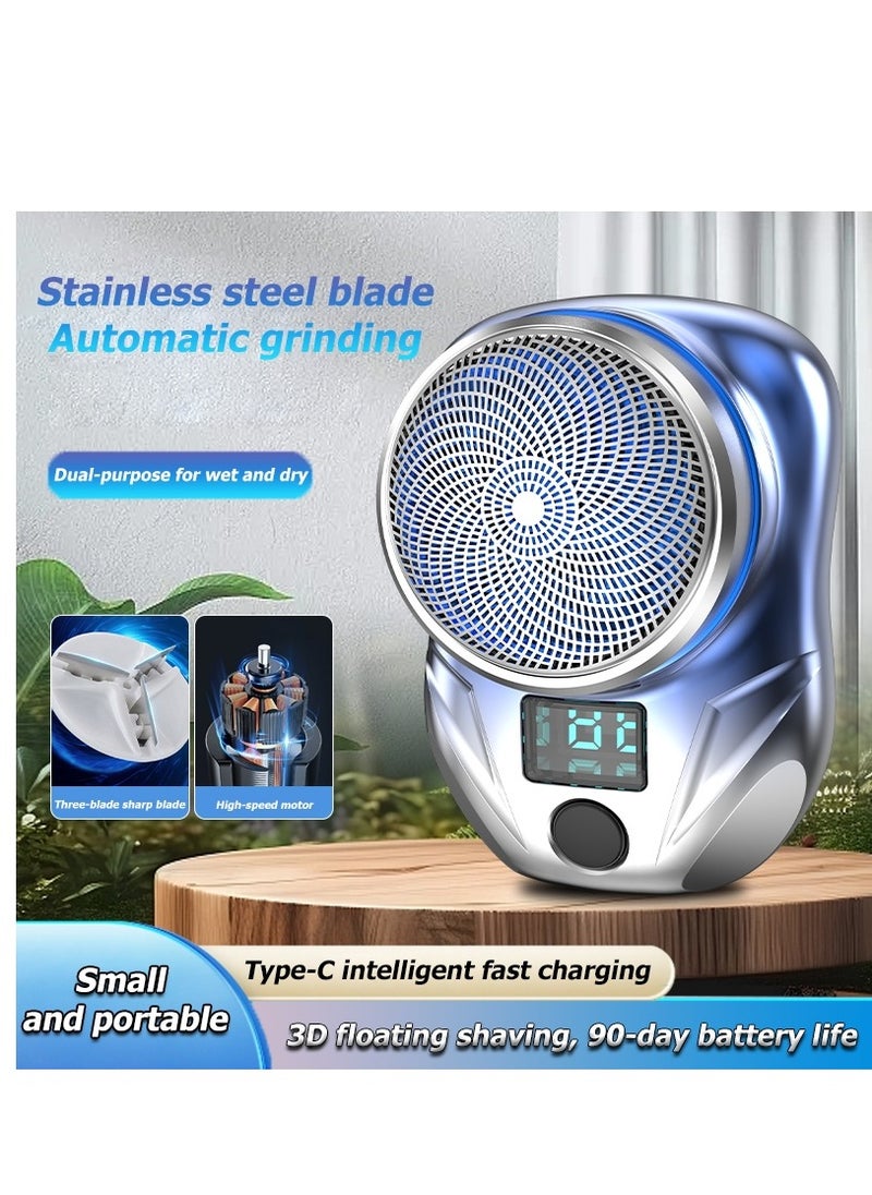 Furtey - Electric Shaver for Man Razor for Beard Shaving Rasor Shaver Mini Portable USB Rechargeable Trimmer - Image 1