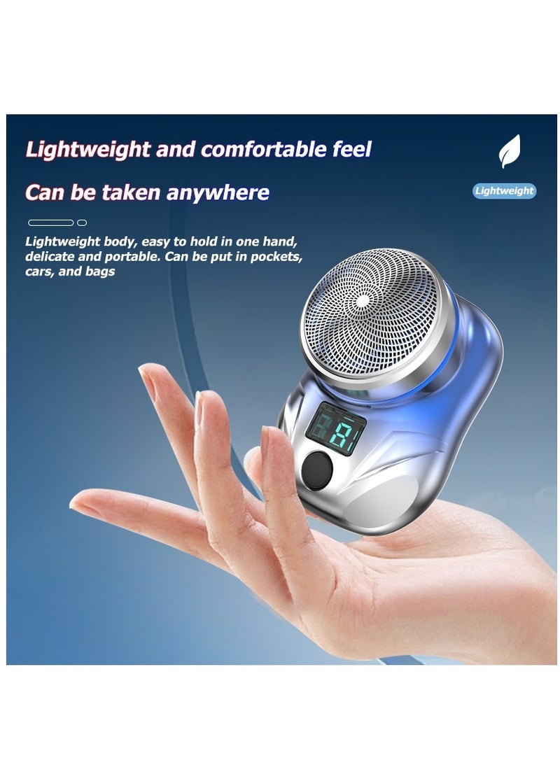 Furtey - Electric Shaver for Man Razor for Beard Shaving Rasor Shaver Mini Portable USB Rechargeable Trimmer - Image 1