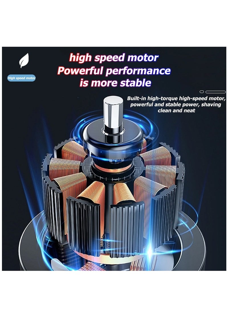 Furtey - Electric Shaver for Man Razor for Beard Shaving Rasor Shaver Mini Portable USB Rechargeable Trimmer - Image 1