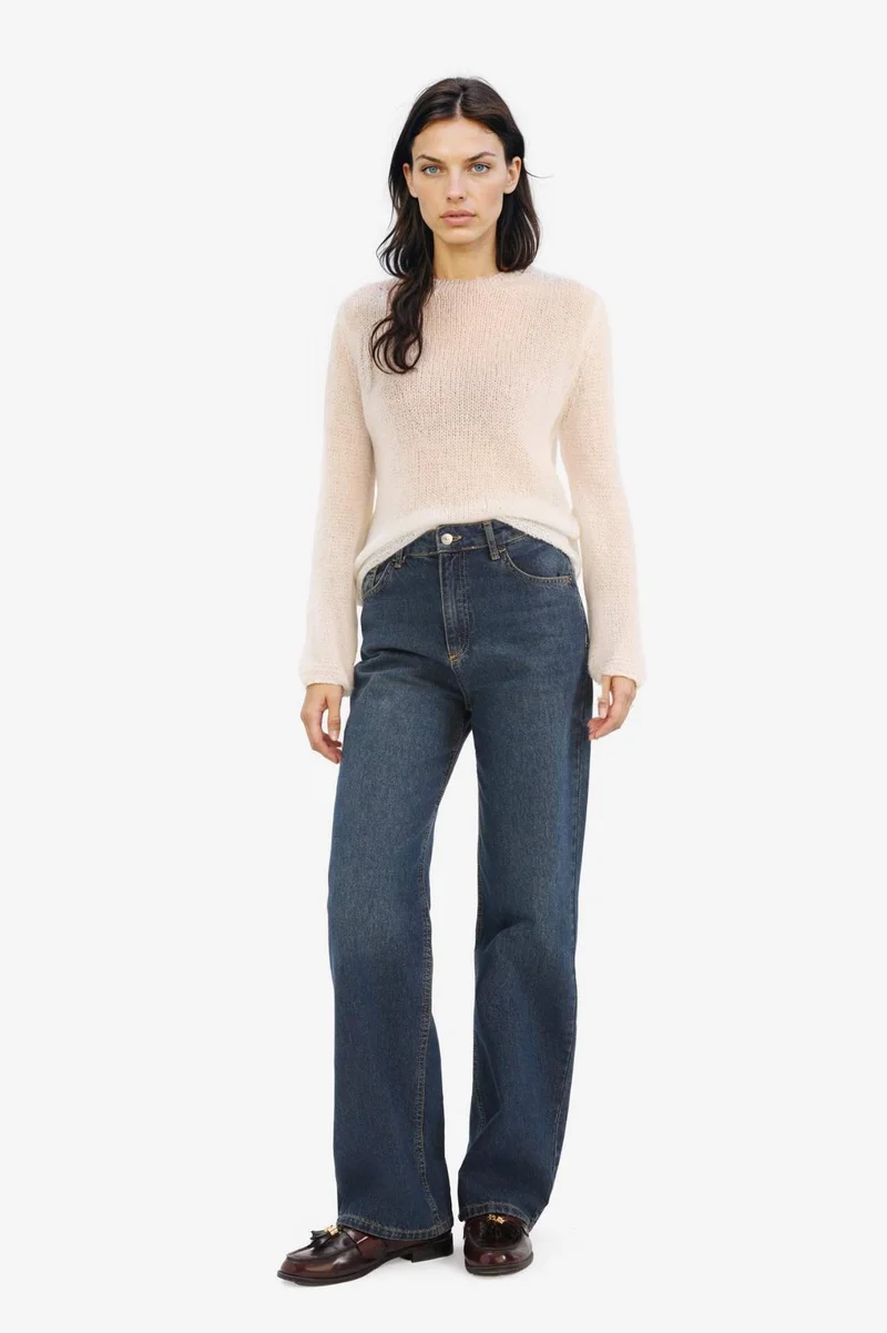 DeFacto Regular Fit Boat Neck Basic Knit Pullover