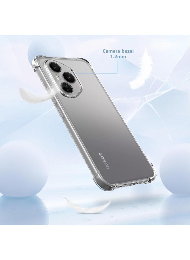 جراب شفاف لهاتف Honor 400 Pro، غطاء مرن مقاوم للصدمات مصنوع من مادة TPU، غطاء شفاف مضاد للخدش مصنوع من مادة TPU لحماية الكاميرا بالكامل مصمم لهاتف Honor 400 Pro - Image 5