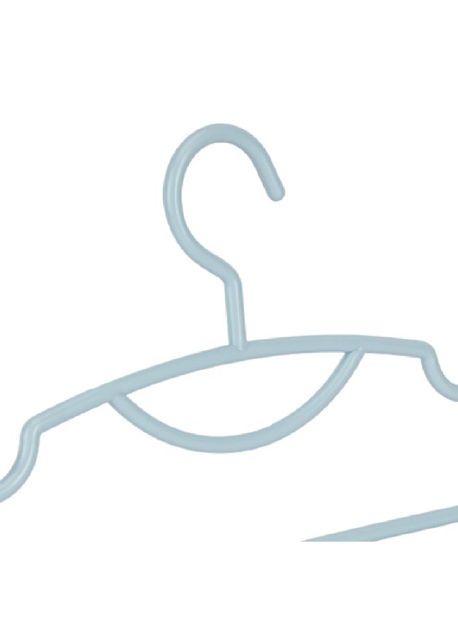 Royalford 5-Piece Cloth Hanger Set-RF12174/ Lightweight, Trendy and Anti-Skid Plastic Hangers Perfect for All Kinds of Dresses/ Heavy Duty, Suitable for Wardrobe for Hanging Clothes, Strappy Cloth, T-Shirt, Shirts, Dress/ Blue Assorted / Multicolour - Image 3