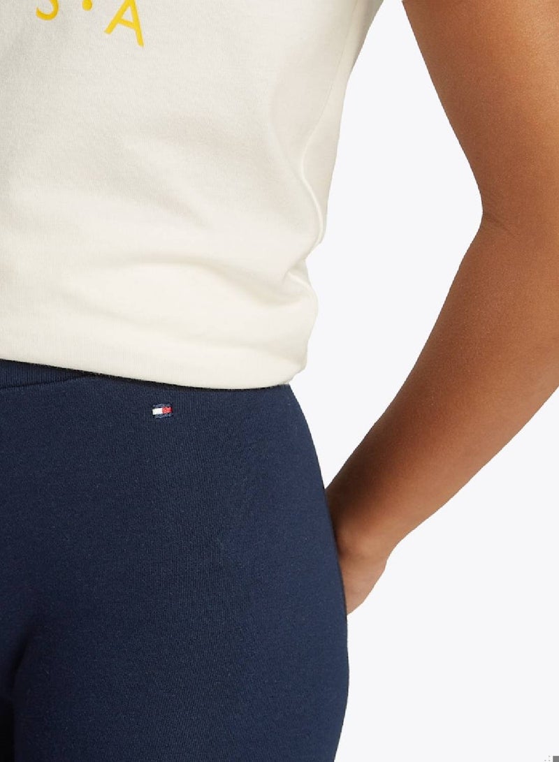 TOMMY HILFIGER سروال ليغينغ بشعار - Image 3
