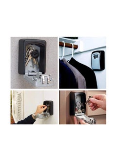 Generic Four-digit code lock Key Storage LOCK Box Combination Key Safe - Wall Mounted  - Image 5