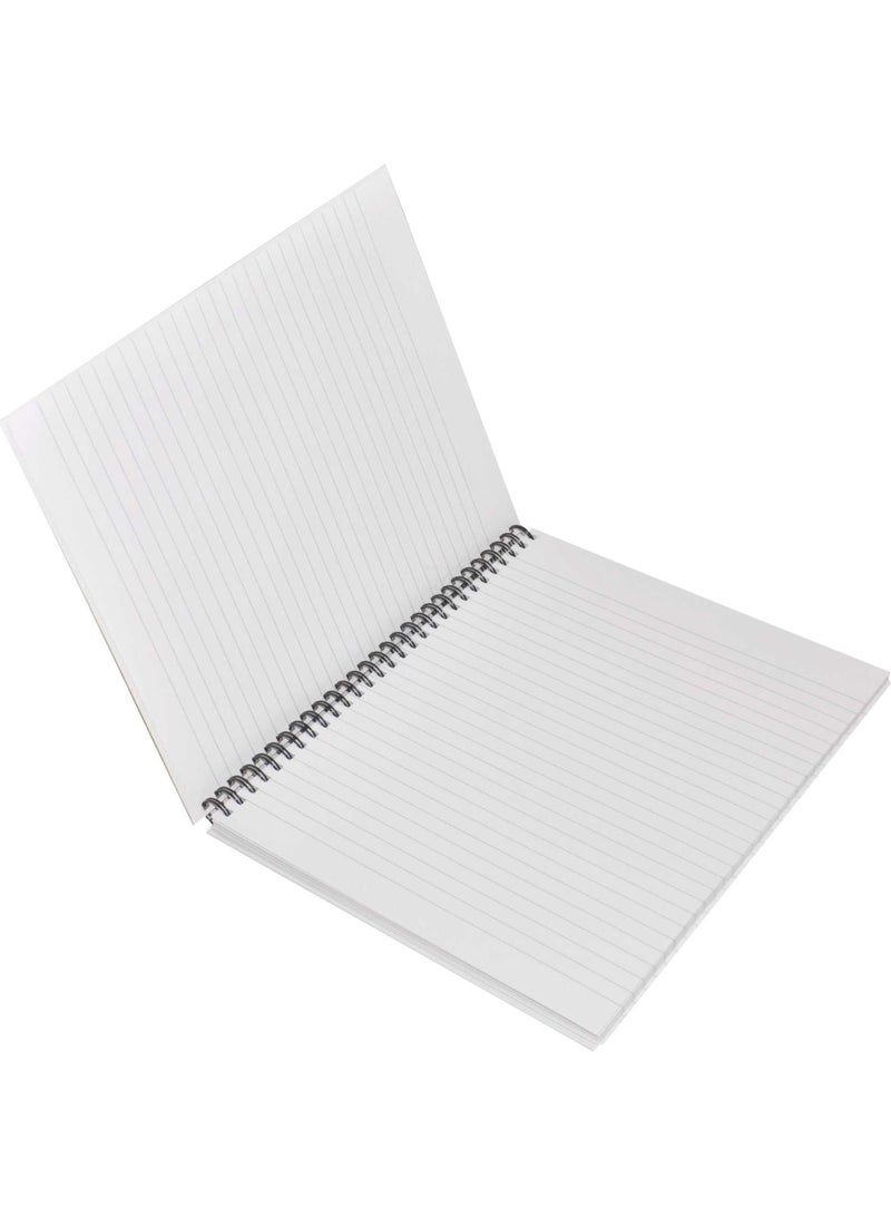 FIS دفتر ملاحظات صلب حلزوني FIS LIGHT عبوة من 5 100 ورقة. الحجم 10X8 بوصة (25.4 X 20.32 سم) - Image 2