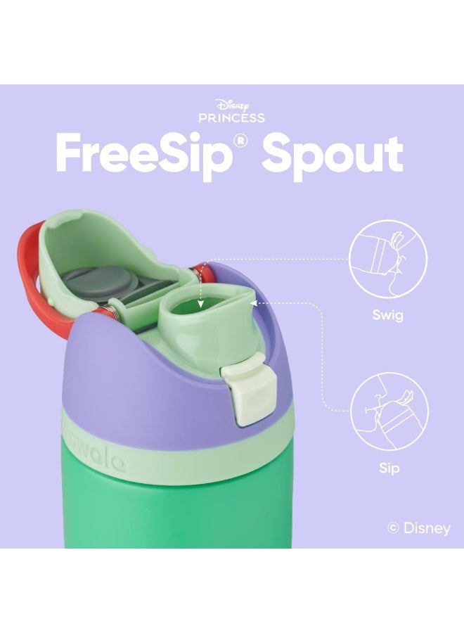 Owala Disney Princess FreeSip Insulated Stainless Steel Water Bottle with Straw and Sticker for Sports and Travel, BPA-Free Sports Water Bottle, 24 oz, Ariel - Image 5