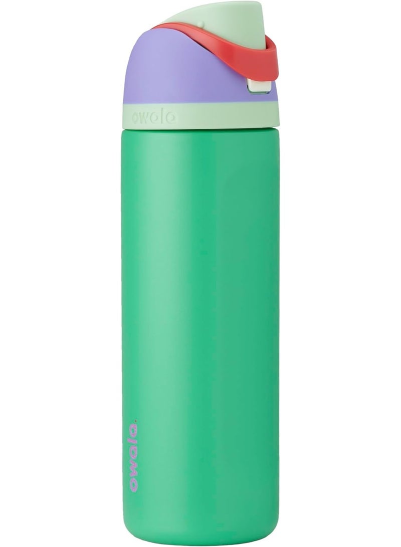 Owala Disney Princess FreeSip Insulated Stainless Steel Water Bottle with Straw and Sticker for Sports and Travel, BPA-Free Sports Water Bottle, 24 oz, Ariel - Image 2