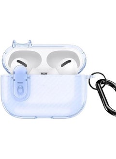 【PECK】 Series Airpods Case, Designed for AirPods Pro 2 (2022), Protective Wireless Charging Case Armor Earphone Cover with Keychain - Blue