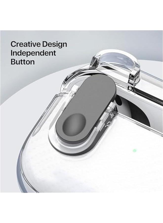 Generic - 【PECK】 Series Airpods Case, Designed for AirPods Pro 2 (2022), Protective Wireless Charging Case Armor Earphone Cover with Keychain - Blue - Image 1