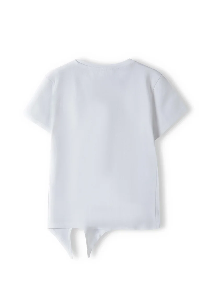 مينوتي Kids Girls Tie Front T-Shirt