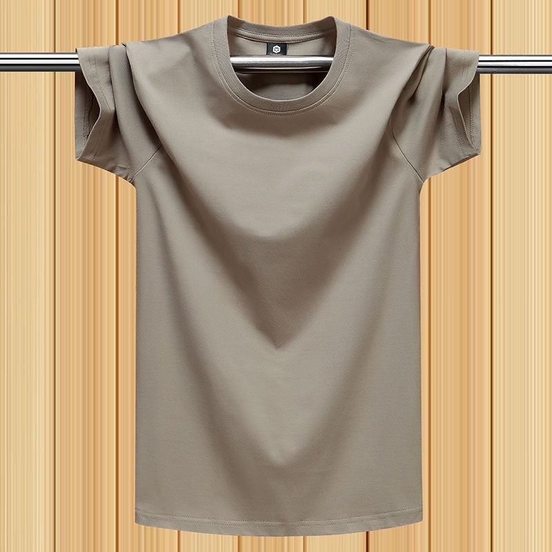 2025 Short-Sleeved T-Shirt Men'S Large Size Loose Half-Sleeved Men'S Bottoming Shirt Cotton Short-Sleeved Youth Trbottomy T - Image 4