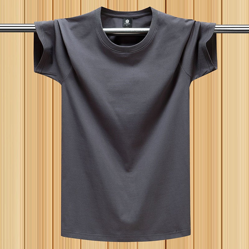 2025 Short-Sleeved T-Shirt Men'S Large Size Loose Half-Sleeved Men'S Bottoming Shirt Cotton Short-Sleeved Youth Trbottomy T - Image 1
