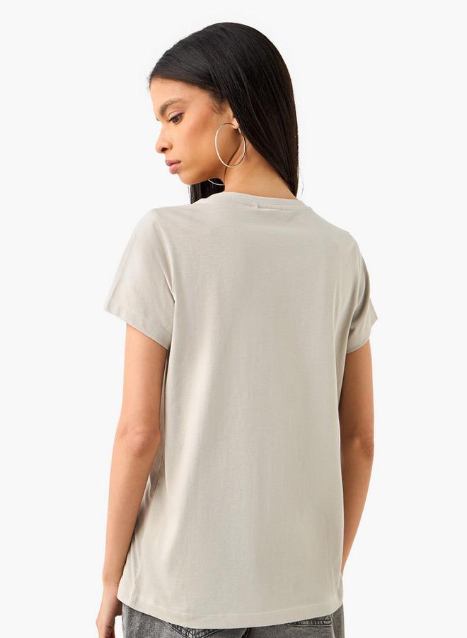 SP Characters Bugs Bunny Print T-shirt with Crew Neck - Image 3