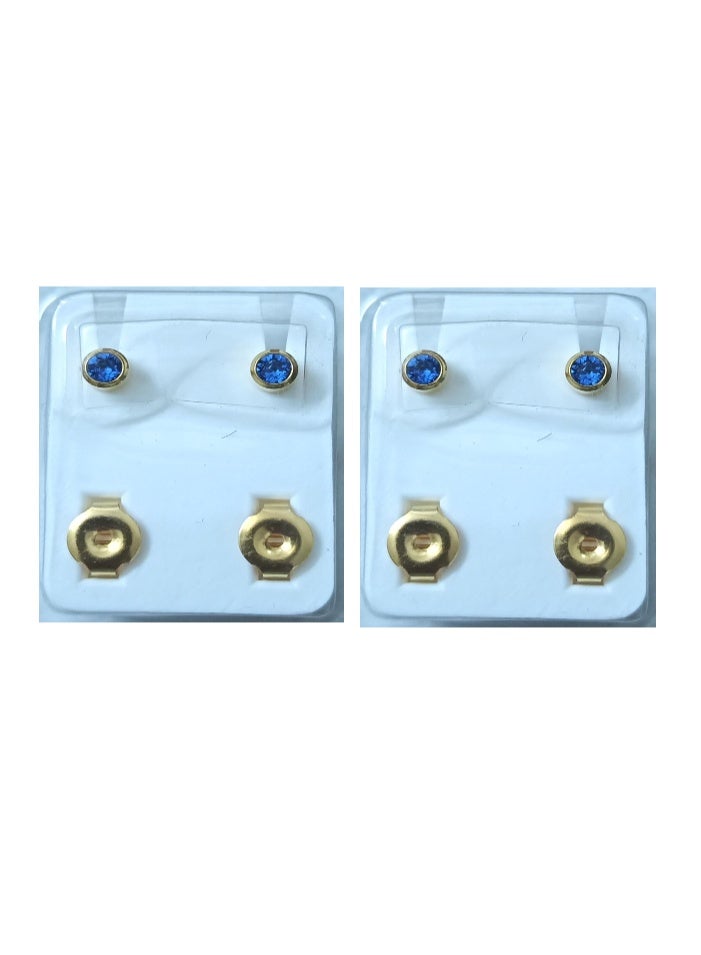 Medisystem 2-piece Sterilized Ear Piercing Studs