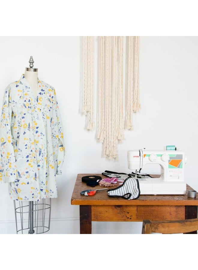 Janome MOD-15 Easy-to-Use Sewing Machine with 15 Stitches, Adjustable Stitch Length and 5-Piece Feed Dogs - Image 3