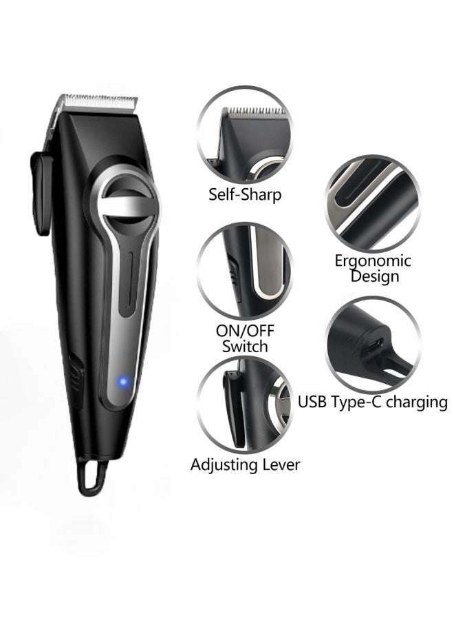 DOSCHER - Cordless Electric Hair Clipper, High-Performance Home Haircut & Grooming Kit & Trimmers for Mens with Different Cutting Lenght - Image 1