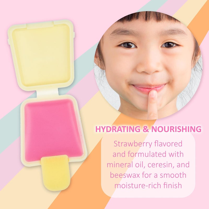 Expressions 12pc Pucker Pop Novelty Lip Gloss Set - Girls Cosmetics Mini Popsicle Lip Gloss Collection, Lip Gloss for Kids, Safe, Non Toxic Kids Makeup Set - Image 4