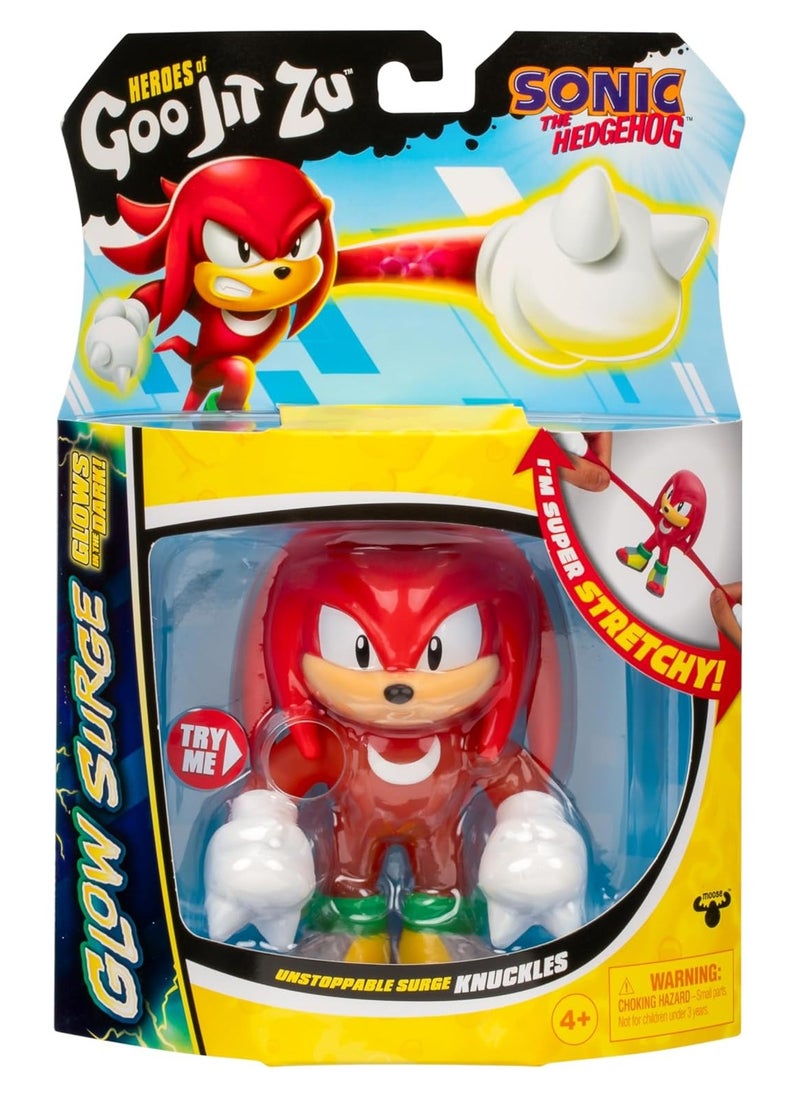 GOO JIT ZU Sonic Knuckles Glow Surge Figure  - Image 1