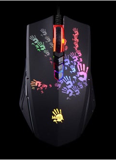 Bloody A60 Light Strike Gaming Mouse, Built-In 160K Memory, 6,200 CPI, Metal X'Glide Armor Boot,Extreme Core 4, 6 Sniper Modes, Ultra Core 3 & 4 Activated.