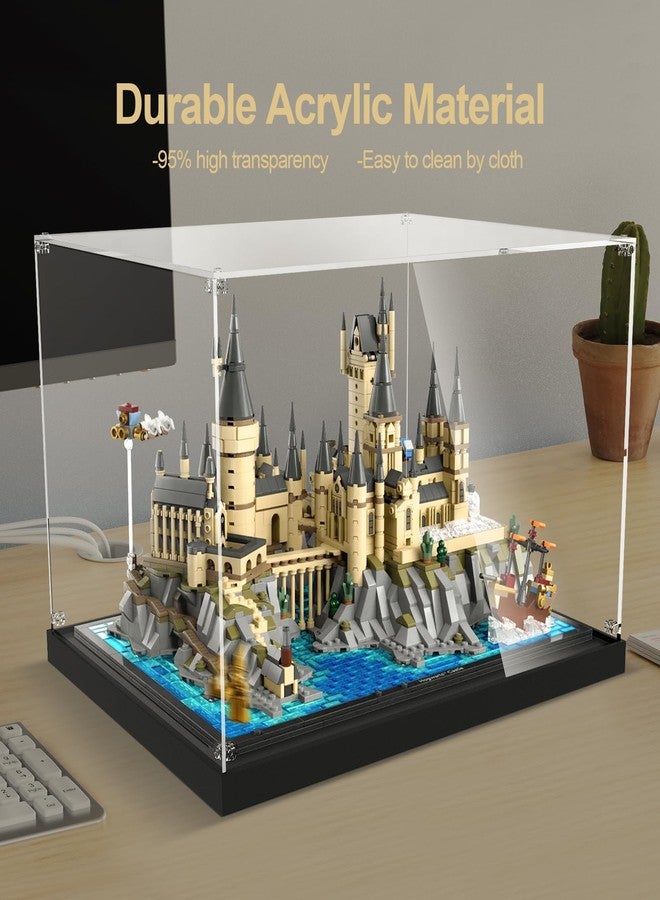 NAOCARD Acrylic Display Case for Lego 76419 Hogwarts Castle, Dust-Proof Protection Box, Custom Fit, 98% Transparency, Showcase Building Model, Gift for Lego Fans - Image 3