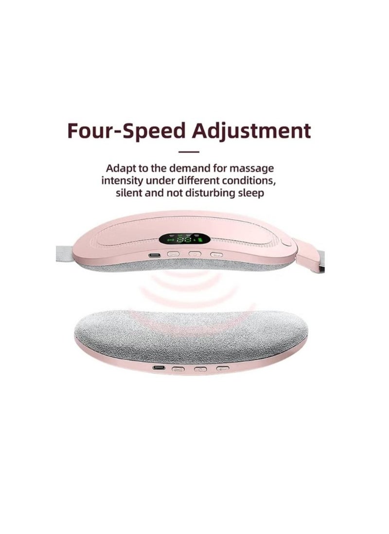 ACLIX Portable Heating Pad, Lower Back Pain Relief Fast Period Heating Pads for cramps 3-Speed Temperature Adjustment and 4-Speed Massage Modes Menstrual Cramps Relief Heating Pad for Women and Girl  - Image 2