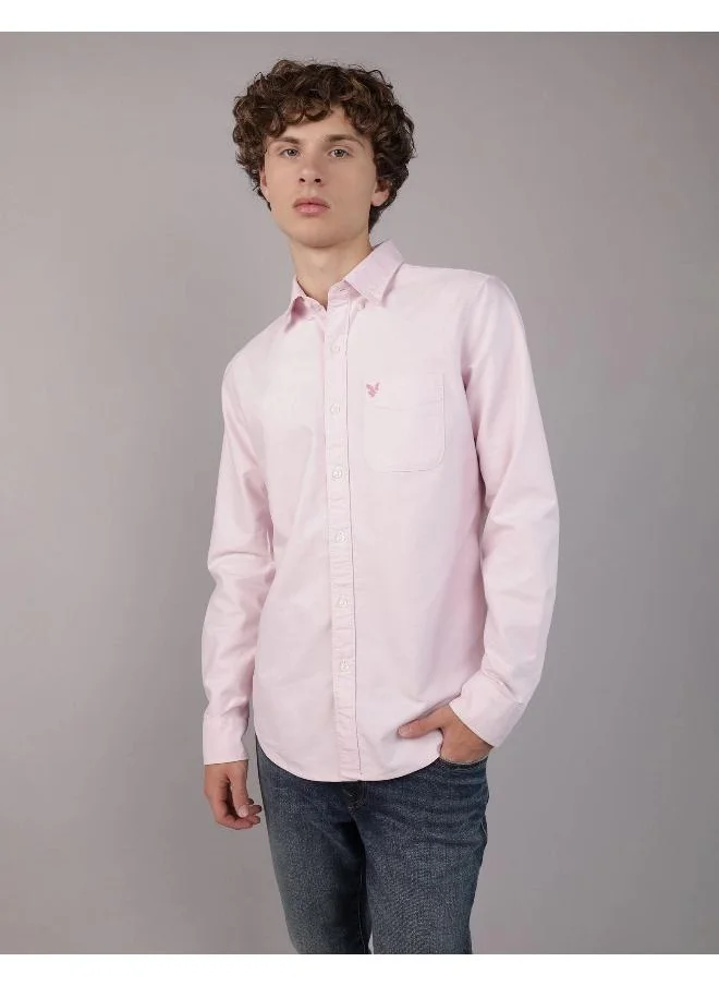 American Eagle AE Slim Fit Everyday Oxford Button-Up Shirt