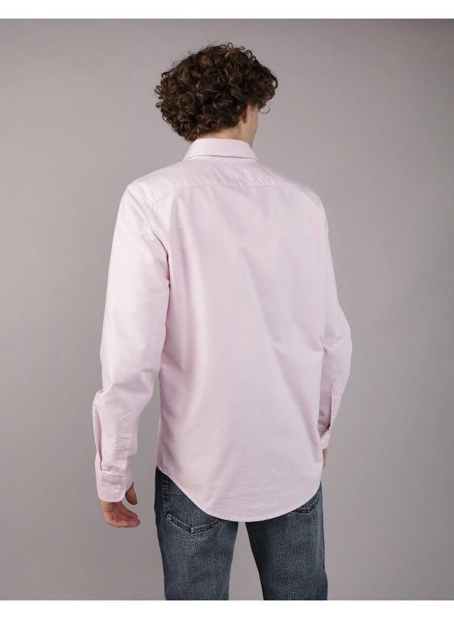 American Eagle AE Slim Fit Everyday Oxford Button-Up Shirt - Image 4