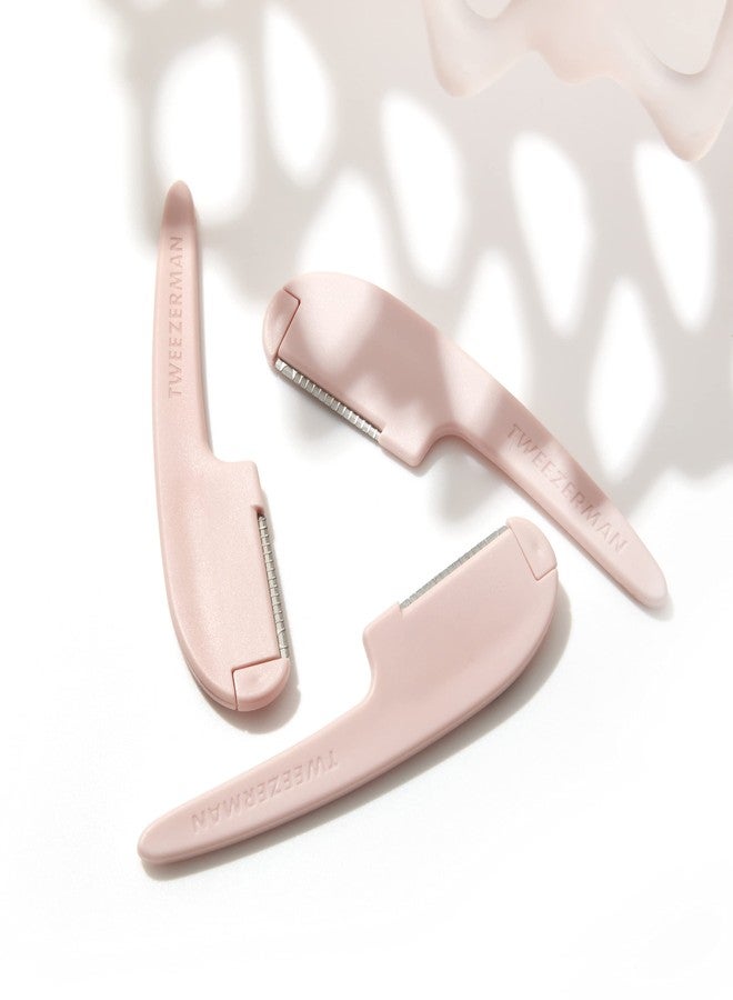 Tweezerman Prep and Plane Facial Razors for Hair Removal and Exfoliation, 3 Count - Image 3