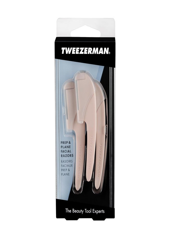 Tweezerman Prep and Plane Facial Razors for Hair Removal and Exfoliation, 3 Count - Image 5