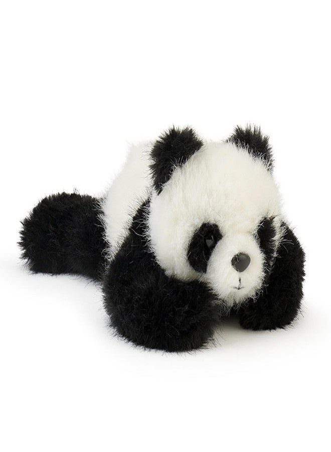 PEACH CAT Panda Stuffed Animal 5.9" Cute Plushies Small Plush Toys Gifts for Kids Black and White - Image 1
