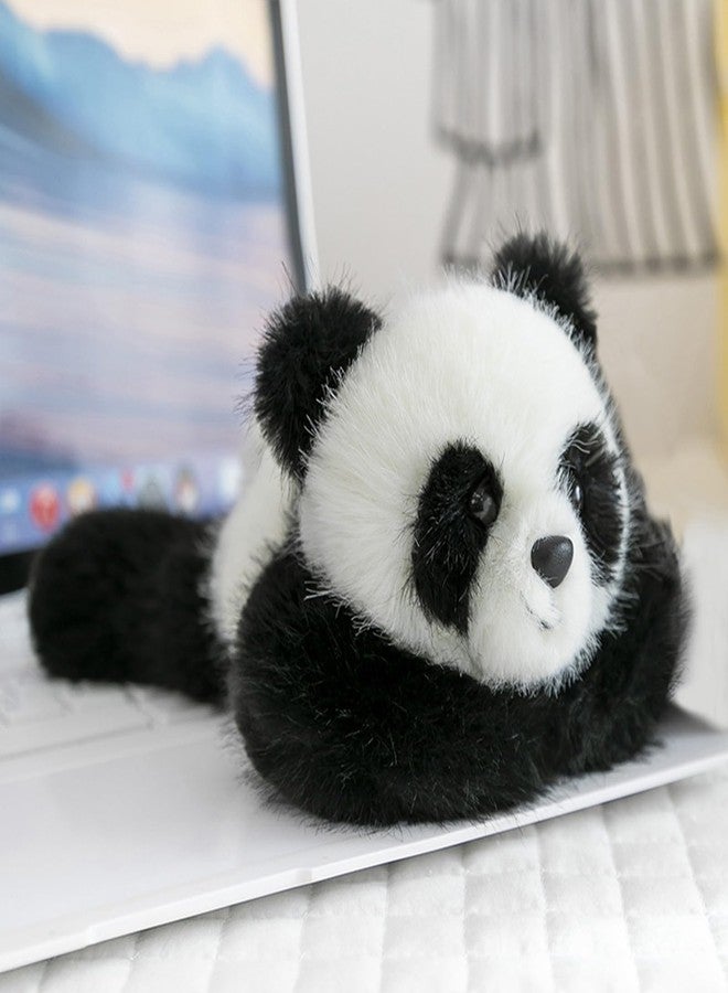 PEACH CAT Panda Stuffed Animal 5.9" Cute Plushies Small Plush Toys Gifts for Kids Black and White - Image 4