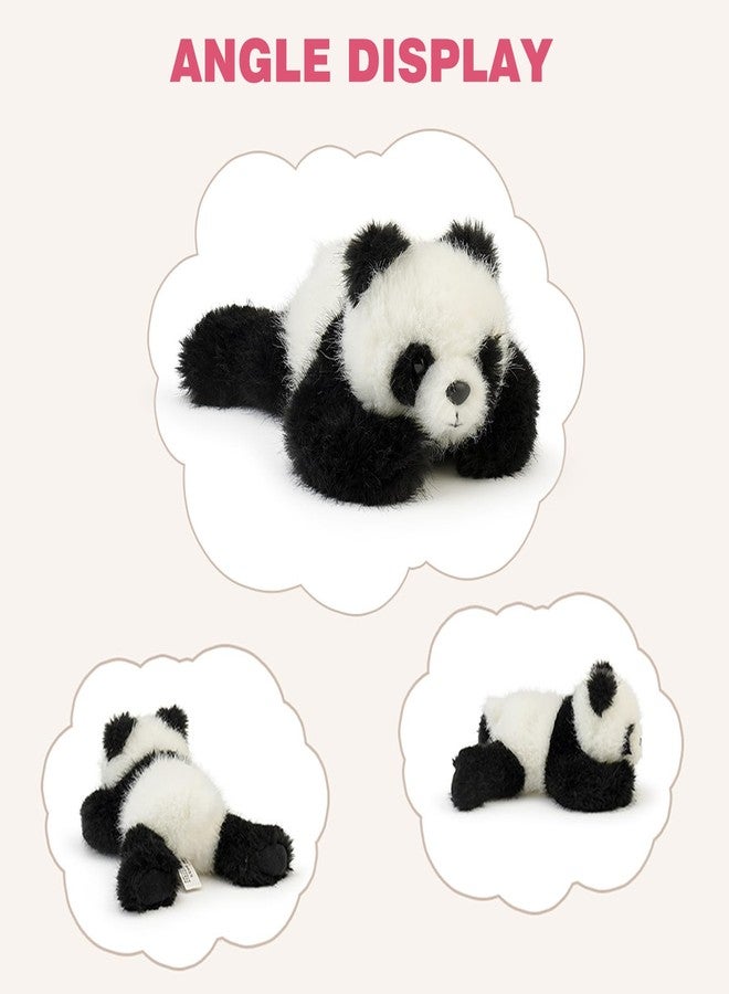 PEACH CAT Panda Stuffed Animal 5.9" Cute Plushies Small Plush Toys Gifts for Kids Black and White - Image 3