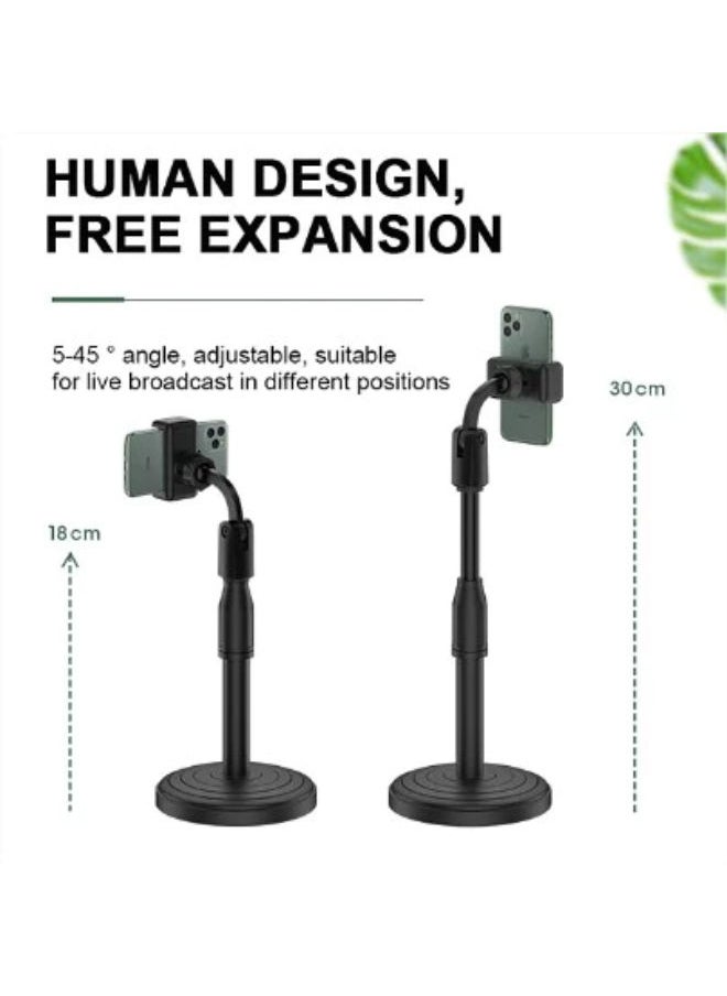 SHOPI - Adjustable Height Desktop Smartphone Stand Bracket With Phone Holder - Image 1