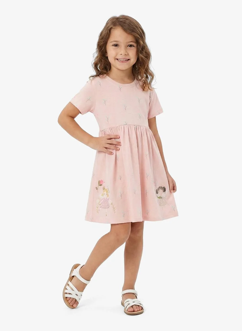 بنياتا فستان صيفي مطبوع