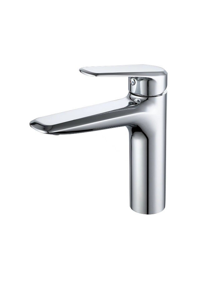 Short Bathroom Sink Faucet Modern Utility Countertop Mount Chrome Wash Basin Mixer  - Image 5