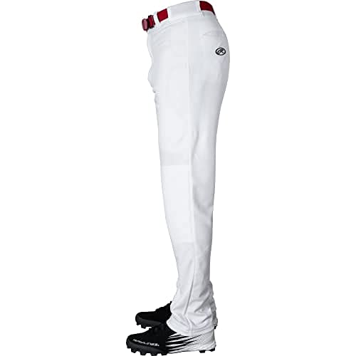 Rawlings رولينغز | بنطلون بيسبول BP31SR | مقاس شبه مريح | أبيض | حجم كبير للبالغين - Image 2