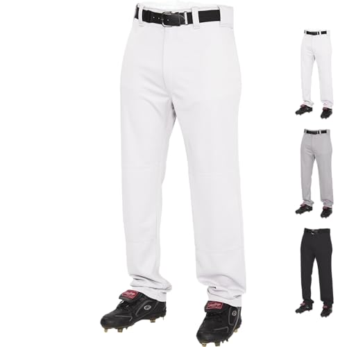 Rawlings رولينغز | بنطلون بيسبول BP31SR | مقاس شبه مريح | أبيض | حجم كبير للبالغين - Image 1