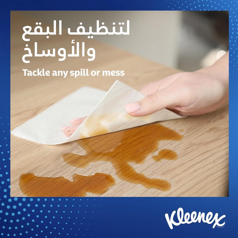 Kleenex Multi Purpose Kitchen Tissue Paper Towel - 24 Rolls - Image 3