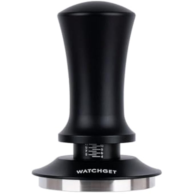 WATCHGET 58Mm Espresso Coffee Tamper Spring Loaded Tamper Stainless Steel Barista Espresso Tamper Calibrated Espresso Hand Tamper With Scale Coffee Espresso Accessories For 58Mm Portafilter - Image 1