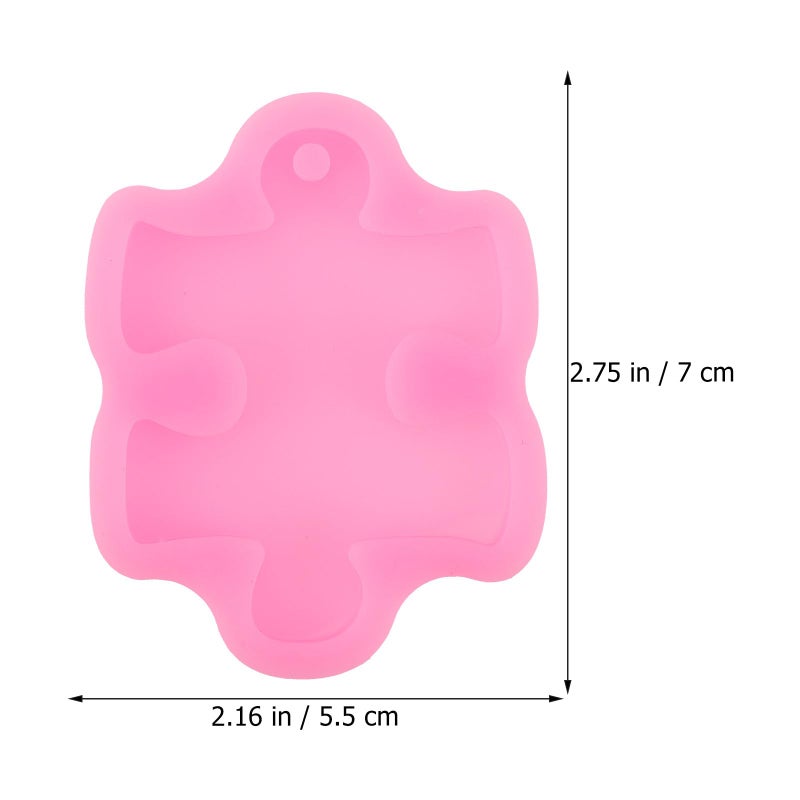 2Pcs Food Grade Silicone Cake Molds Keychain DIY Chocolate Candy Baking Set - Image 3
