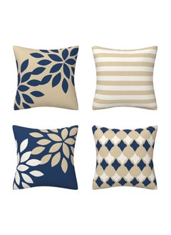 Khaki/Blue/White