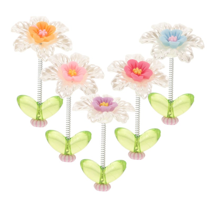 2 Pack Shaking Flower Car Dashboard Ornament Elegant Auto Accessories For Women - Image 3