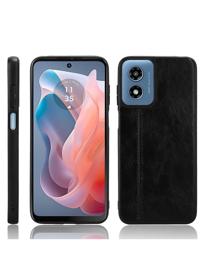 اس-توب جراب لهاتف Motorola Moto G Play 4G 2024، غطاء خلفي بخياطة بنمط بقرة - Image 1