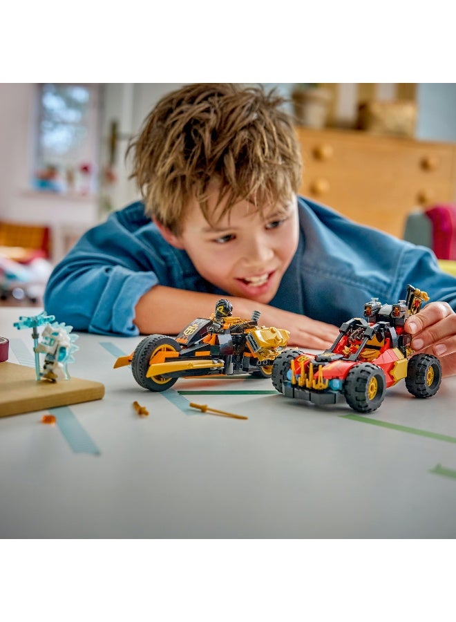 LEGO NINJAGO Kai and Cole’s Combiner Vehicles 71864 Building Toy Set (691 Pieces) - Image 3