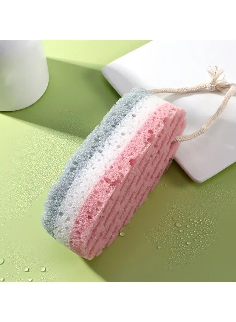 ORiTi Bath Sponge Body Brush Shower Rub Exfoliation Bathing Accessories Wash Body Massage Brush Sponge Scrubber - Image 4