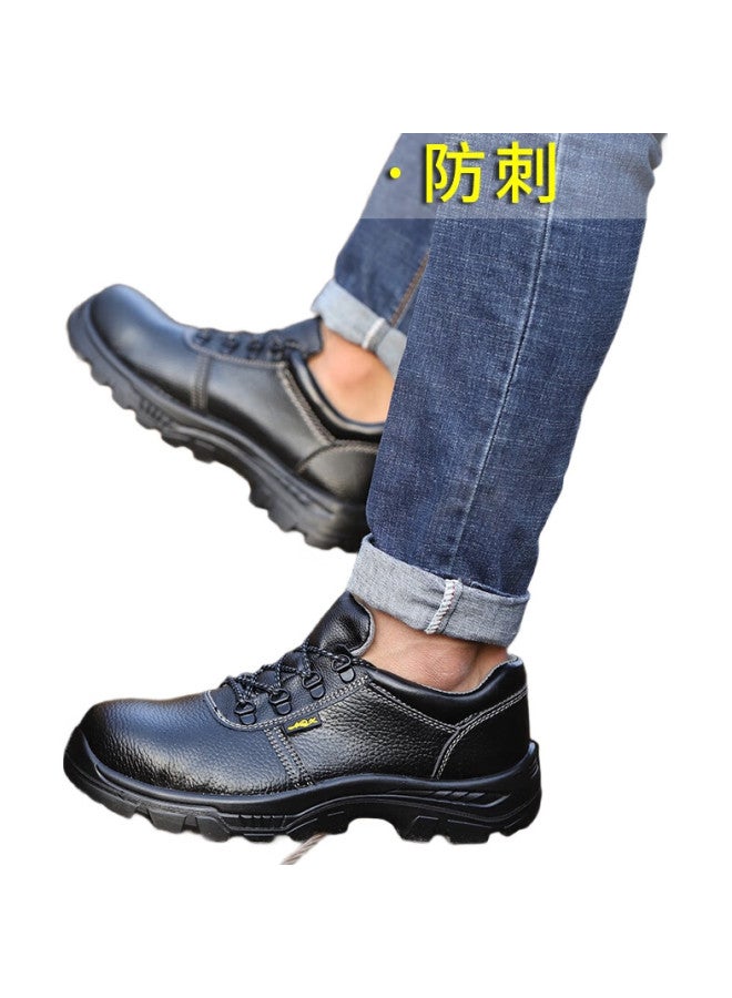 Old housekeeper Old Steward Labor Protection Shoes 151 Safety Shoes Men'S Work Shoes Anti-Smashing Anti-Stabbing Wear-Resistant Breathable Four Seasons Style Size 43 - Image 1
